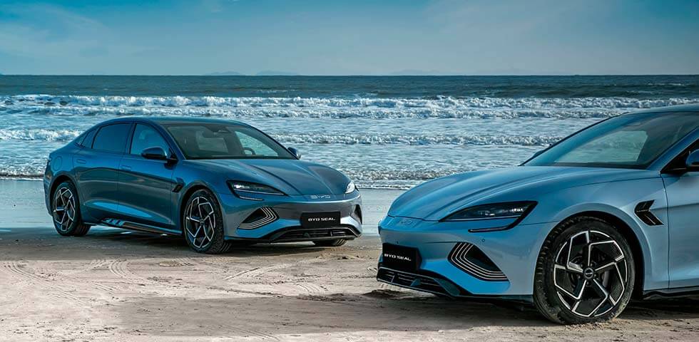 TOP 20 Coches 100% Eléctricos con más autonomía (2025) | BYD Seal BYD Seal - 570 km autonomía - Coche eléctrico