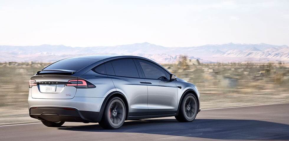 TOP 20 Coches 100% Eléctricos con más autonomía (2025) | Tesla Model X Tesla Model X - 560 km autonomía - Coche eléctrico